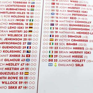 Arsenal include Emiliano Sala in Cardiff City squad