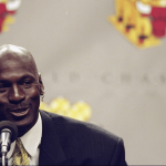 Michael Jordan's press conference after announcing 2nd retirement