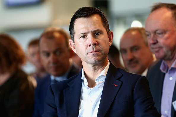 Ricky Ponting bats for Will Pucovski