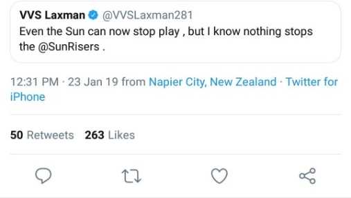 Aakash Chopra trolls VVS Laxman