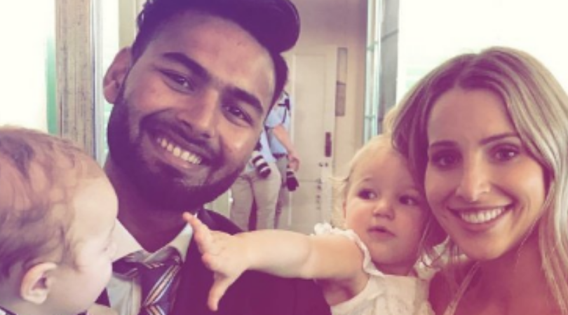 Rishabh Pant turns babysitter