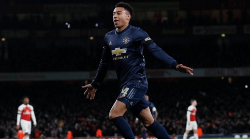 Lingard goal vs Arsenal