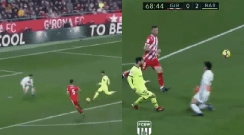 messi chip vs girona