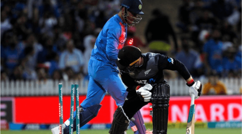 MS Dhoni stumps Tim Seifert off Kuldeep Yadav