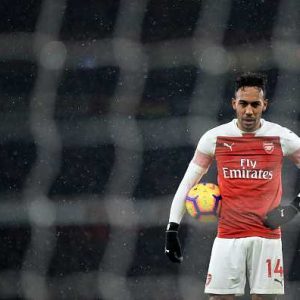 Aubameyang's preferred position