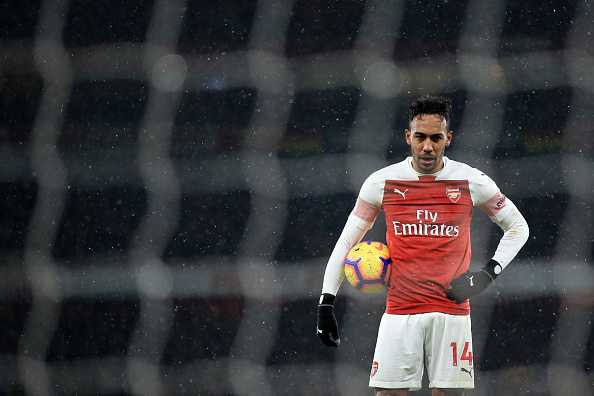 Aubameyang's preferred position