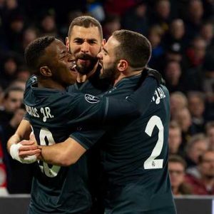 Twitter reactions on Ajax vs Real Madrid