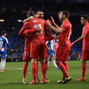 Real Madrid players were happy after being drawn against Barcelona