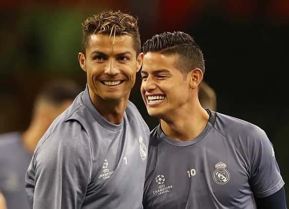 Ronaldo phone-called James Rodriguez