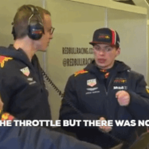 WATCH: Max Verstappen appears to be saying there is no power