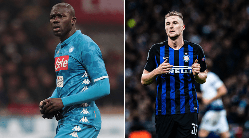 Kalidou Koulibaly and Milan Skriniar to Manchester United