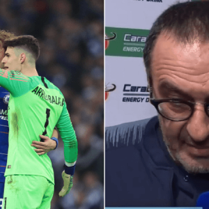 Sarri responds to Kepa