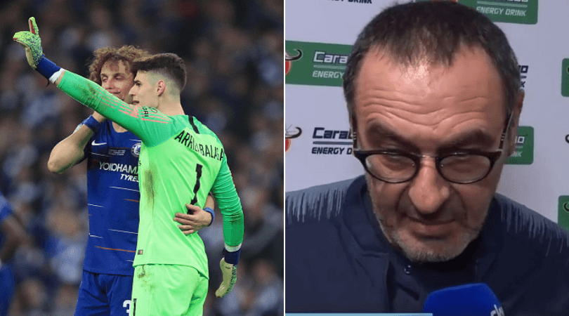 Sarri responds to Kepa