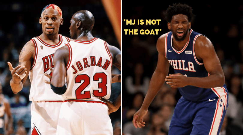 Dennis Rodman tells Joel Embiid to 'shut the f**k up' over Michael Jordan GOAT comment