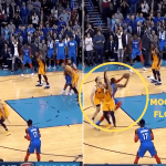 WATCH: Paul George dishes out insane moonshot floater to win it for OKC in double OT