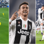 Paulo Dybala's mashup celebration with Cristiano Ronaldo