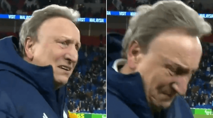 Neil Warnock in tears