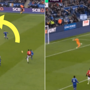 Paul Pogba assist vs Leicester