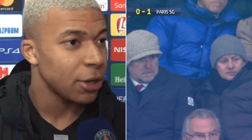 Kylian Mbappe on Man Utd