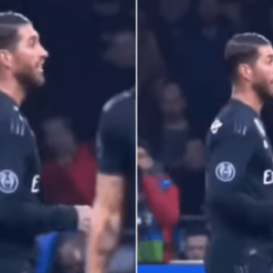 sergio ramos yellow card