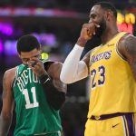 WATCH: LeBron James and Kyrie Irving use old Cavs handshake; indulge in conversation