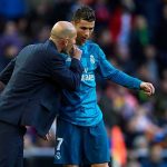 Zinedine Zidane and Cristiano Ronaldo