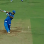 Rishabh Pant's helicopter shot and one-handed six