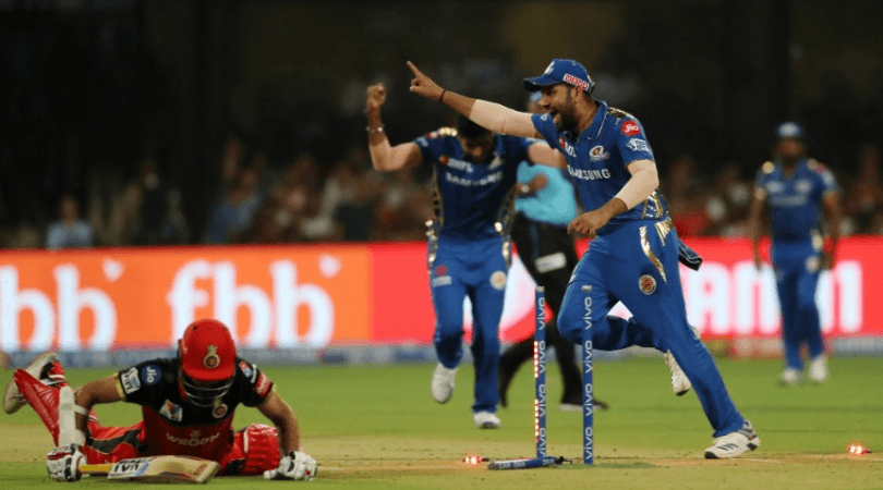 Rohit Sharma reacts to Lasith Malinga's last ball