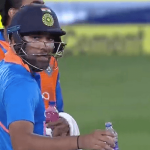 Rohit Sharma gets angry