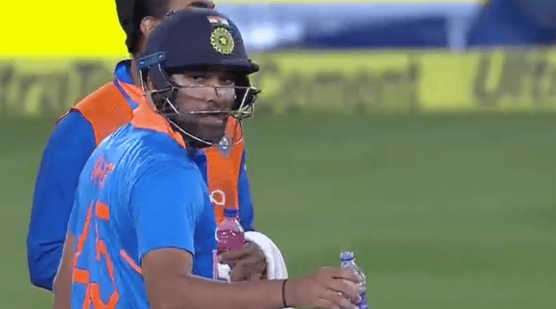 Rohit Sharma gets angry