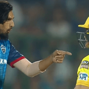 Shane Watson argues with Ishant Sharma and Kagiso Rabada