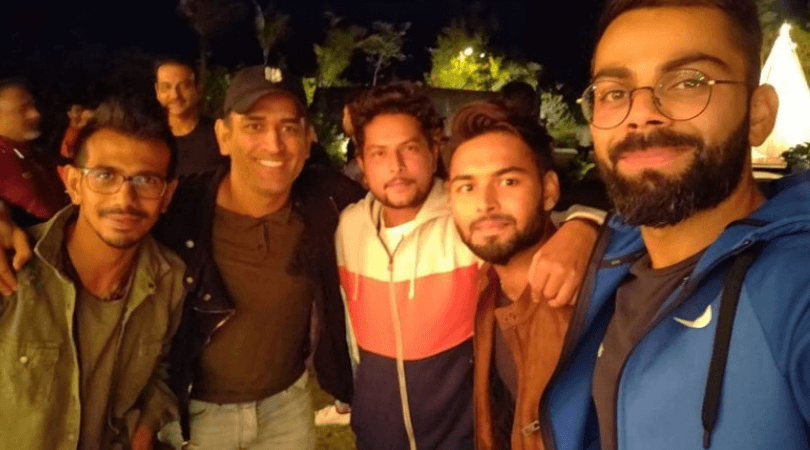 Pant's funny reaction on MS Dhoni hosting dinner