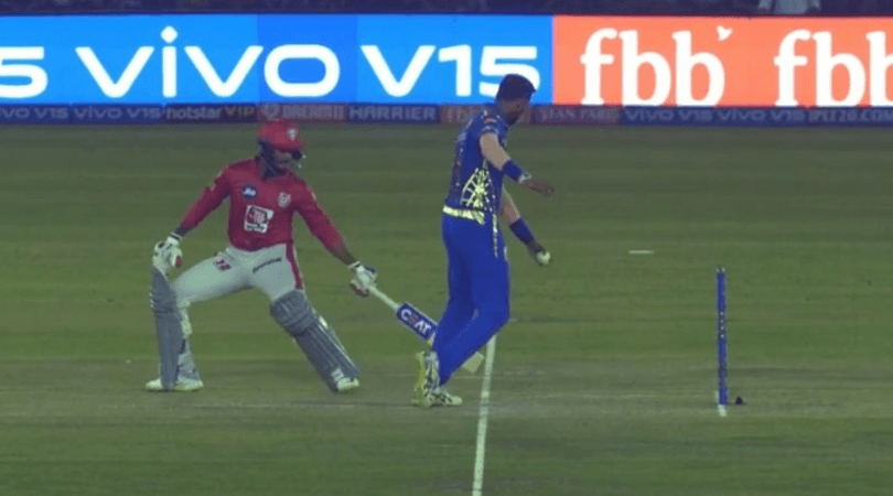 Krunal Pandya's Mankading warning for Mayank Agarwal