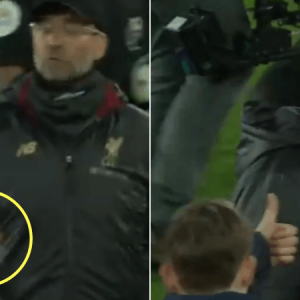 everton ballboy klopp