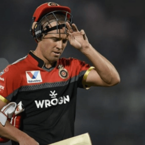 Why is AB de Villiers not playing today