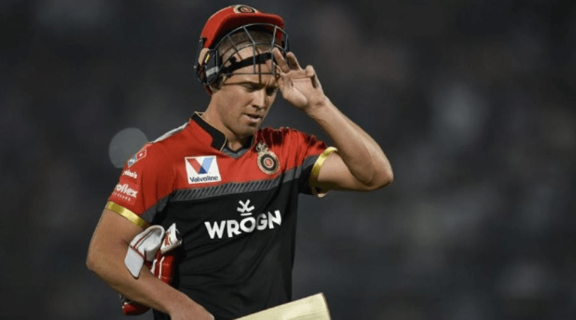 Why is AB de Villiers not playing today