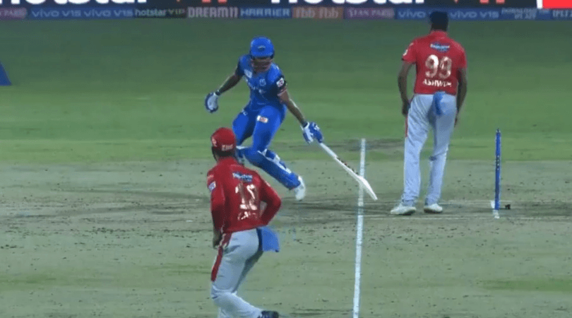 Ravi Ashwin mankad attempt on Shikhar Dhawan