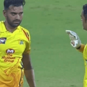 Deepak Chahar unveils MS Dhoni's reaction