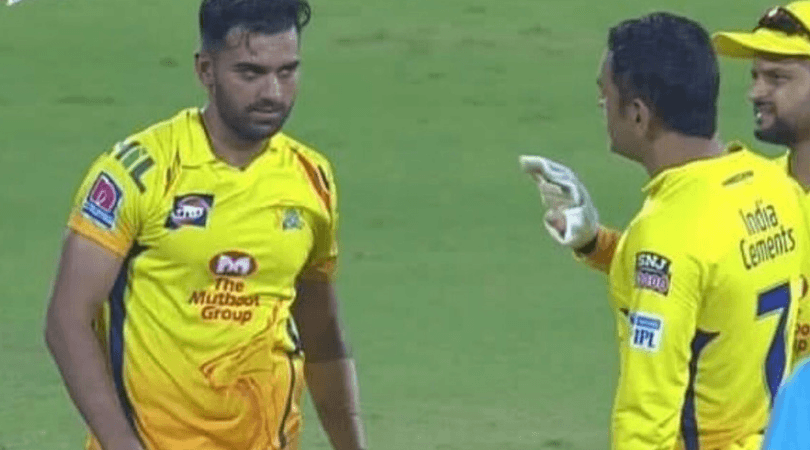 Deepak Chahar unveils MS Dhoni's reaction