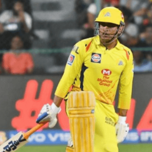 Why is MS Dhoni not playing today