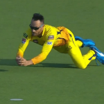 Faf du Plessis catch vs KKR