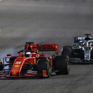 Ferrari 4 tenths of a second faster on straights as compared to Mercedes