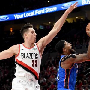 Zach Collins and Paul George