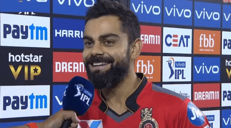 Virat Kohli on RCB's first win