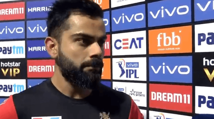 Virat Kohli comments on RCB's loss vs DC
