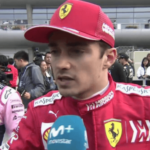 Charles Leclerc comments on Ferrari using team orders in the Chinese GP
