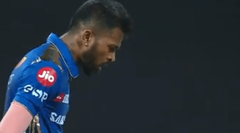 Hardik Pandya's furious gesture after dismissing David Miller