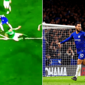 Eden Hazard: Watch incredible goal by Chelsea star as he sends defender flying