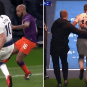 Harry Kane injured vs City: Spurs star can't put foot to ground due to horrible ankle injury