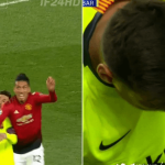 Manchester United vs Barcelona: Lionel Messi left blood faced by Smalling challenge